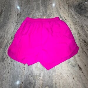 Vintage 80s Sunrays Adult Large Athletic Shorts Swim Trunks Hot Pink Drawstring